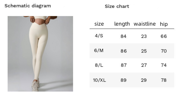 Lady’s high-waisted sexy hip lift tight yoga pants - Image 3