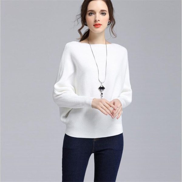 Women's Threaded Bat Sleeve Knitted - Image 4