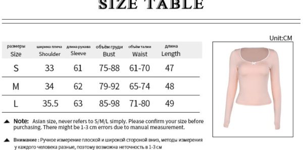 Square collar lace edge long sleeved shirt - Image 4