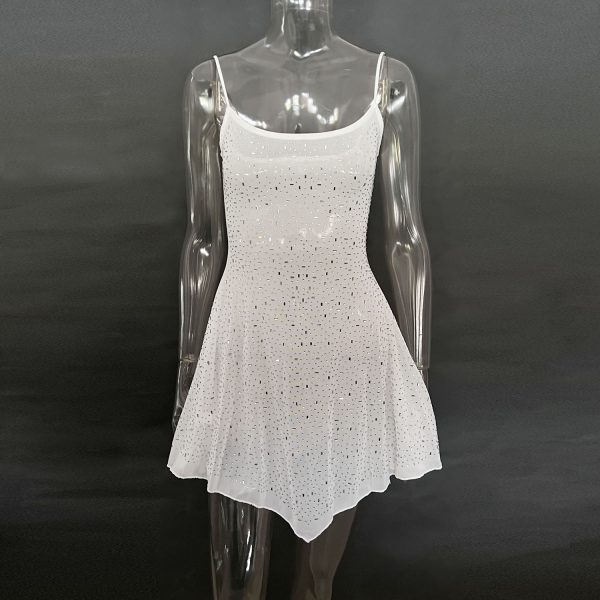 Party rhinestone camisole dress - Image 2