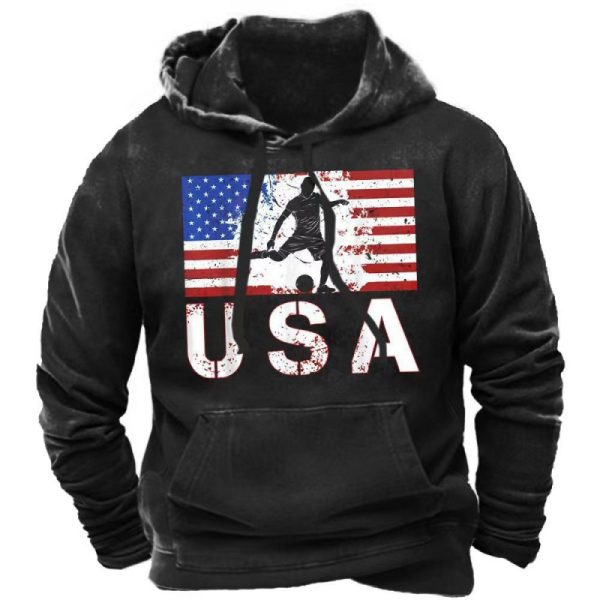 US Flag 3D Printed Hoodie - Image 2