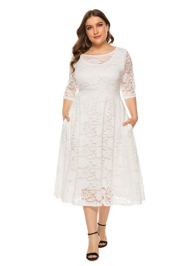 Bubble sleeve waist cinching dress - Image 2