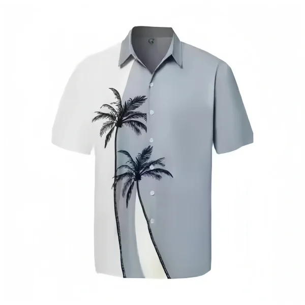 Men's Hawaiian 3D printed casual shirt