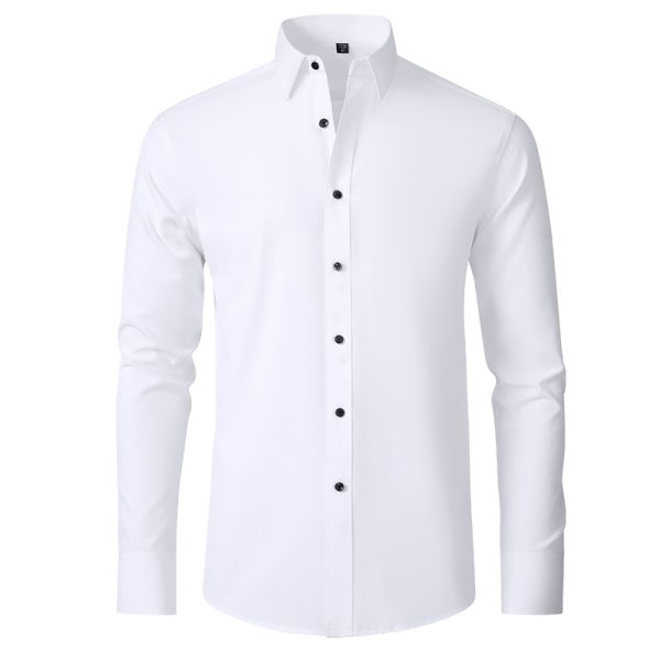 Men’s Business Solid Color Shirt (Style 3)