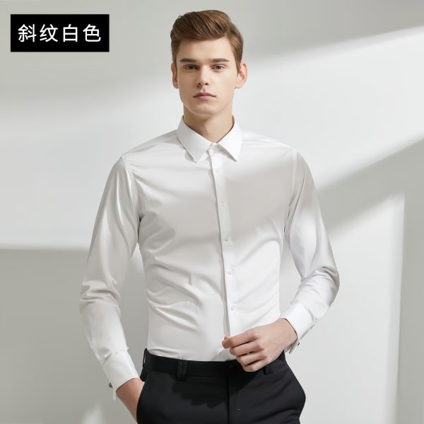 Men’s Business Solid Color Shirt (Style 2)