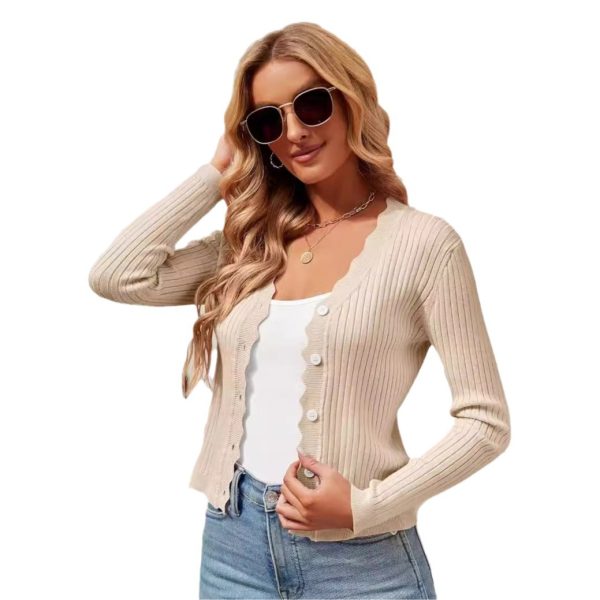 Long sleeved sweater jacket - Image 2