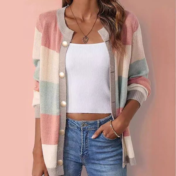 Color blocked long knit - Image 2
