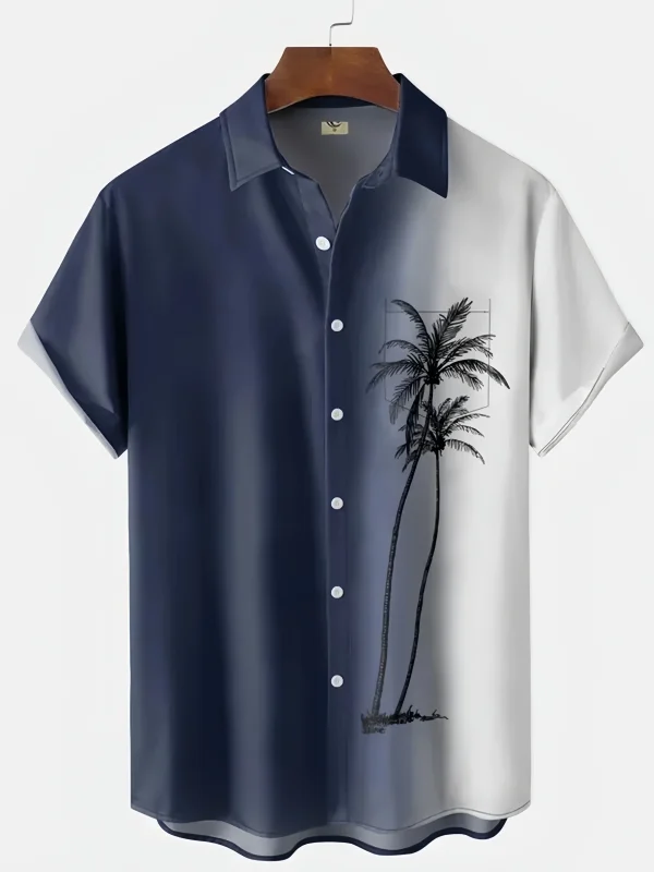 Men's Hawaiian 3D printed casual shirt - Image 2