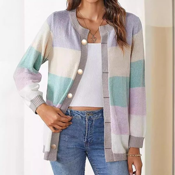 Color blocked long knit - Image 3