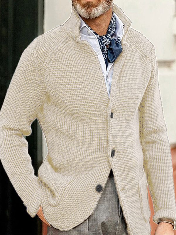 Men's knitted cardigan