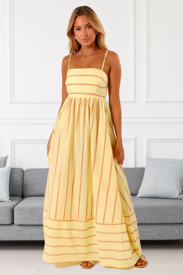 Striped camisole dress