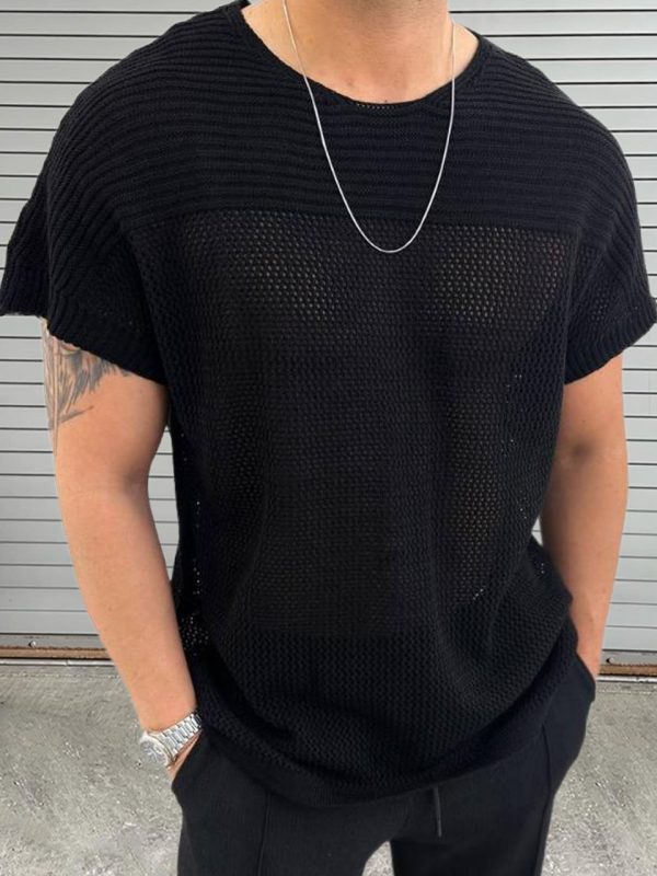 Thin hollow knitted sweater - Image 3