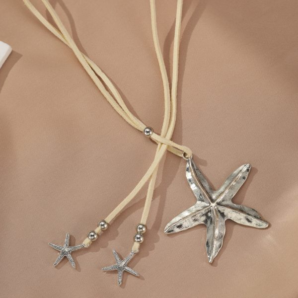 Bohemian style starfish alloy necklace - Image 4