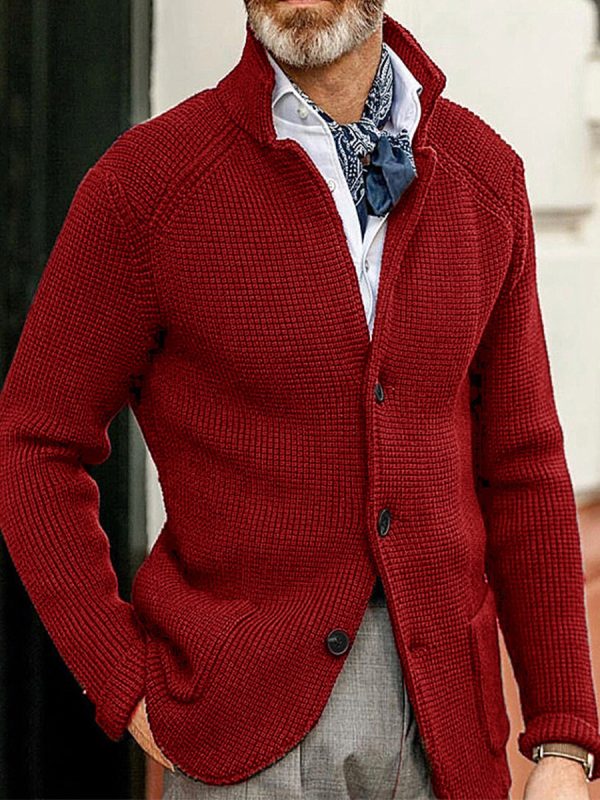 Men's knitted cardigan - Image 2