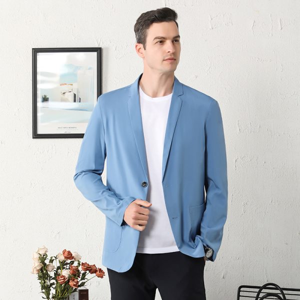 Men‘s Ice silk casual suit top - Image 3