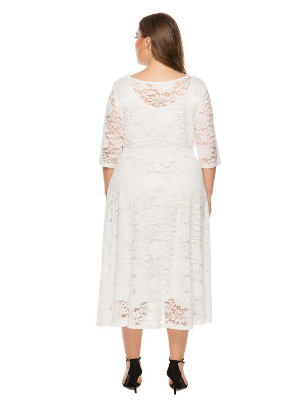 Bubble sleeve waist cinching dress - Image 3