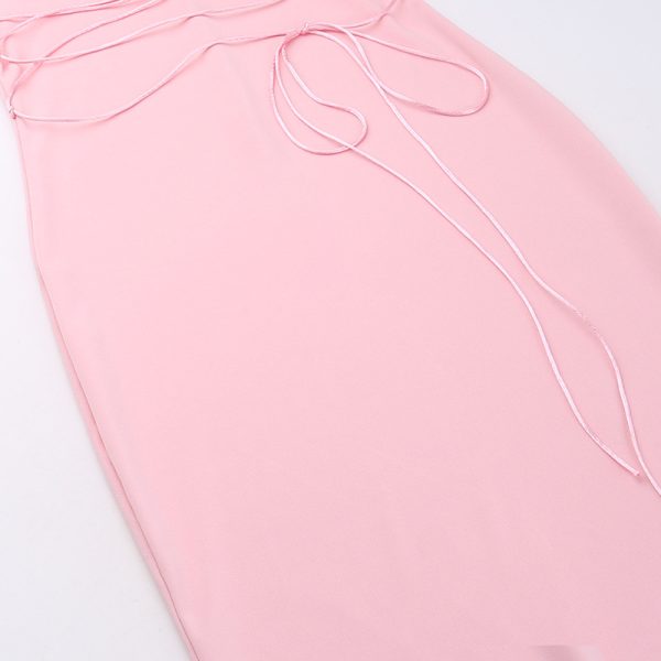 Backless lace up dress - Image 5