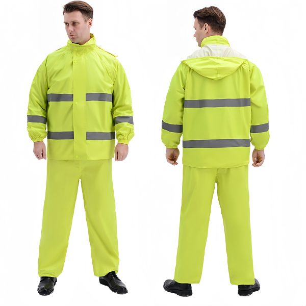 High gloss raincoat, jacket, work clothes