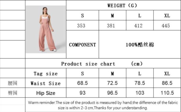 Fold up slimming casual and comfortable overalls - Image 5