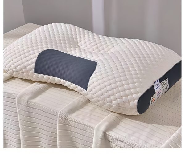 Knitted cotton massage neck pillow, one piece