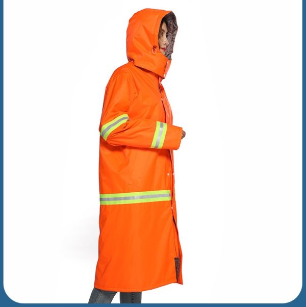 Raincoat and pants set with thickened cotton - Image 2