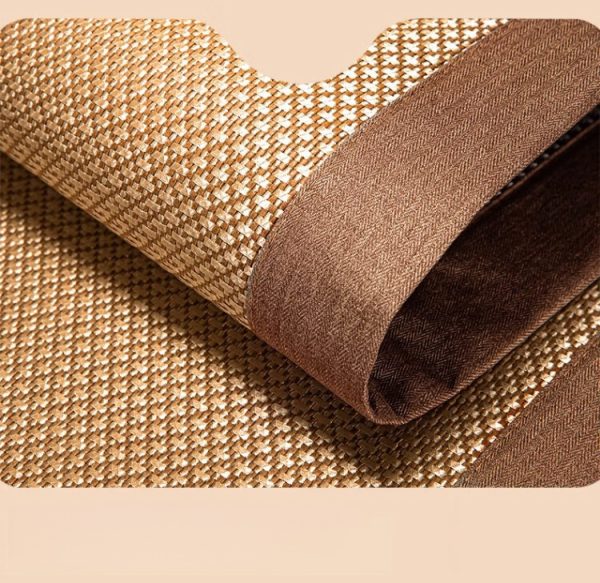 Summer Ice Silk Mat Bamboo Mat 1.8m bed [180x200cm cooling mat+pillowcase * 2] - Image 4