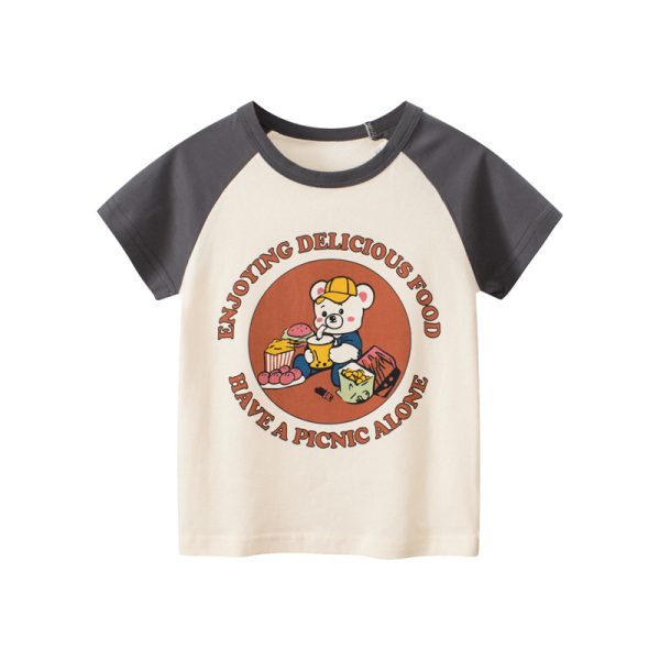 Children's short sleeved T-shirt