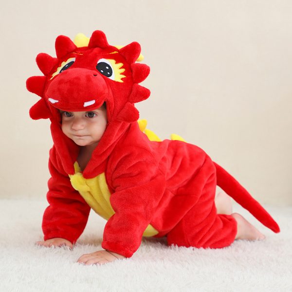 Flannel children's doll pajamas