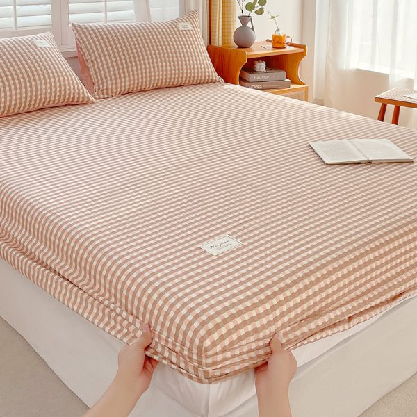 Washed cotton pure bed cover and sheet ( single bed sheet)