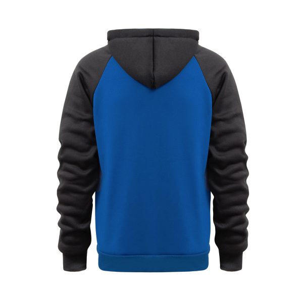 Color blocked zipper cardigan with fleece - Image 5