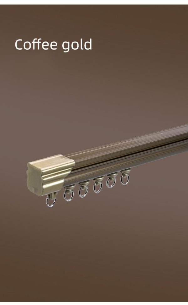 Aluminum alloy silent curtain monorail track - Image 4