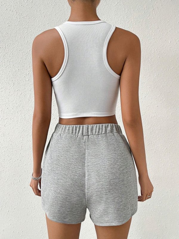 Elastic waist sweatpants - Image 3