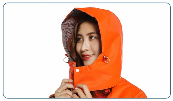 Raincoat and pants set with thickened cotton - Image 3