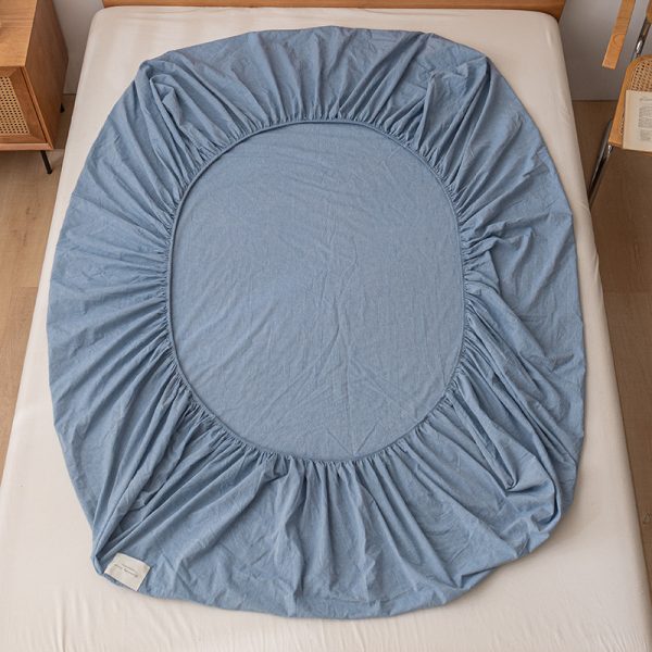 Washed cotton pure bed cover and sheet ( single bed sheet) - Image 4