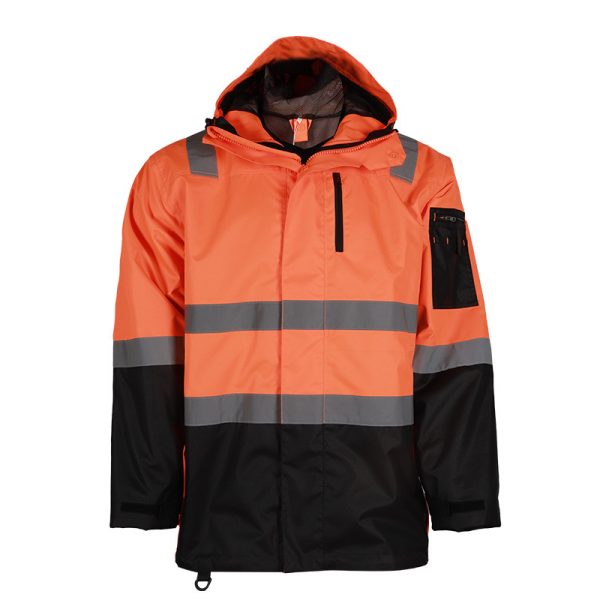 High gloss raincoat, jacket, work clothes