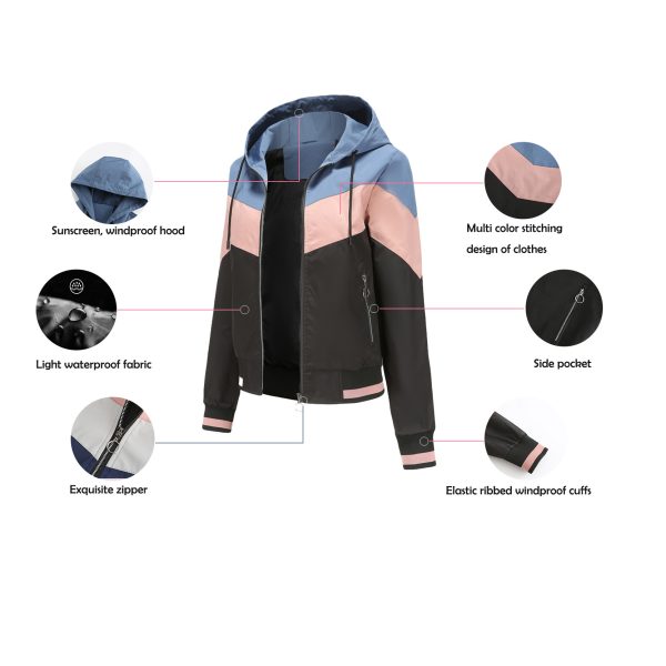 Hooded sports windbreaker - Image 4