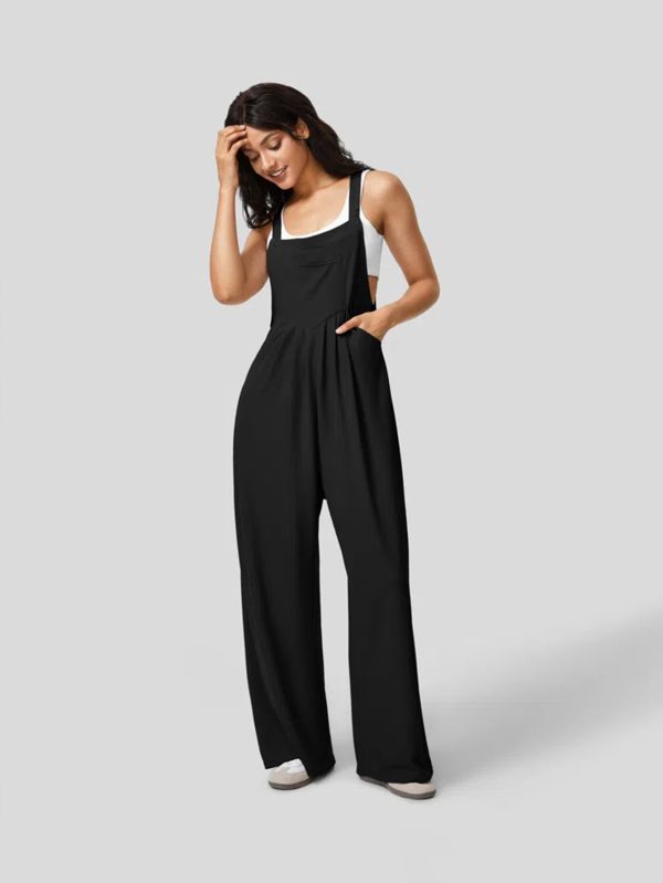 Fold up slimming casual and comfortable overalls - Image 4