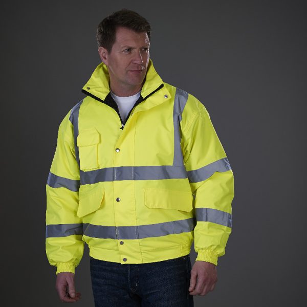 Winter Warm Multi Pocket Reflective Cotton Coat Oxford Cloth Long Sleeve 300d Oxford