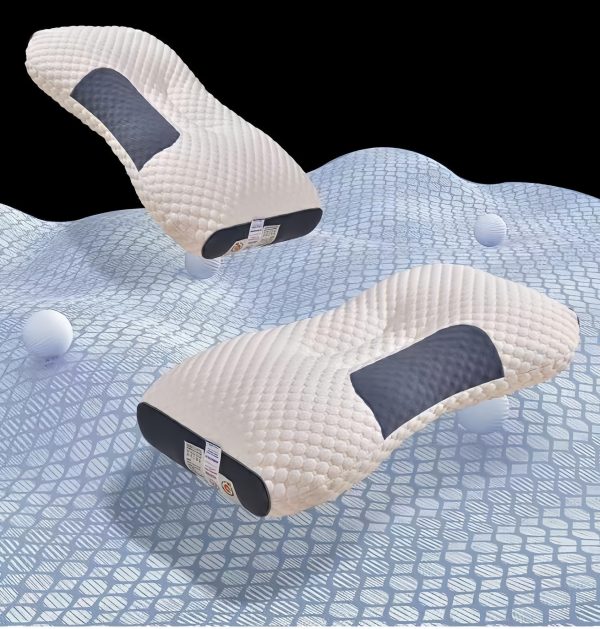 Knitted cotton massage neck pillow, one piece - Image 3