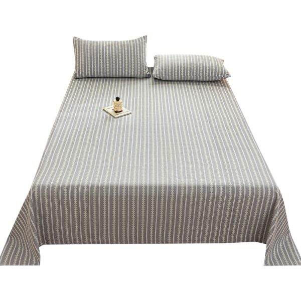 Cotton linen thick bed sheet - Image 2