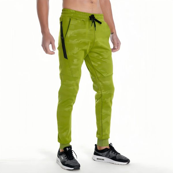 Camouflage printed ankle sports pants