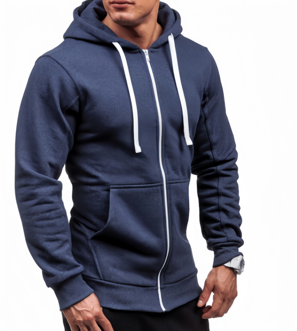 Long sleeved sports hooded top - Image 2